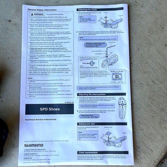 Shimano Bike Shoes - Picture 4 of 9